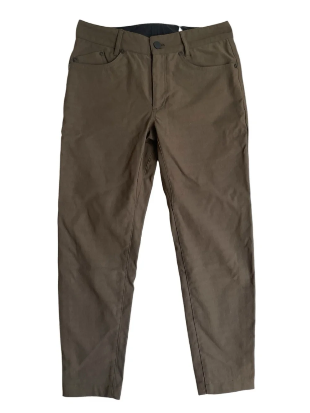 Outlier Pants Size 28X25 Strong Dungarees Strongtwill Dark Olive Brown Unisex